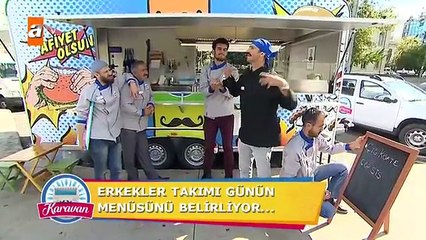 Erkekler takımında günün menüsü - Karavan 2. Bölüm - atv
