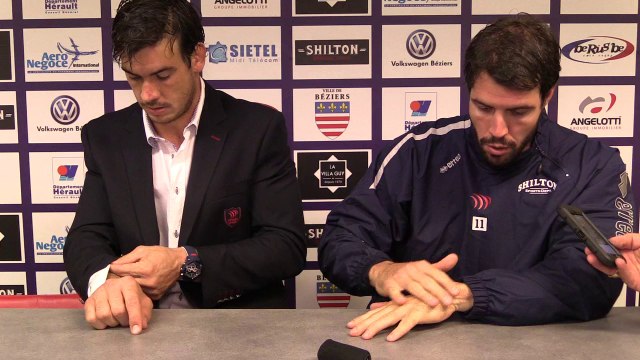Réactions d'après-match ASBH - Stade Montois J10 Pro D2 : François Ramoneda & Jean-Baptiste Peyras-Loustalet 04.11.2016