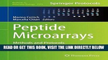 [FREE] EBOOK Peptide Microarrays: Methods and Protocols (Methods in Molecular Biology) ONLINE