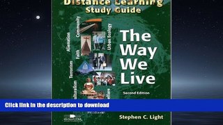 READ  The Way We Live: Distance Learning Study Guide FULL ONLINE