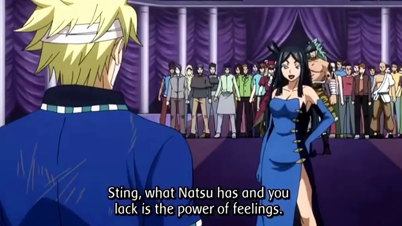[Fairy Tail] Minerva Scolds Sting Over Lector [English Sub]