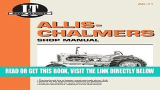 [READ] EBOOK Allis Chambers Shop Manual Models B C CA G RC WC WD + (I T Shop Service,