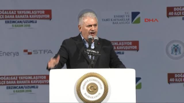 Erzincan Başbakan Binali Yıldırım Erzincan'da Konuştu