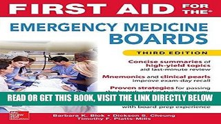 [FREE] EBOOK First Aid for the Emergency Medicine Boards Third Edition ONLINE COLLECTION