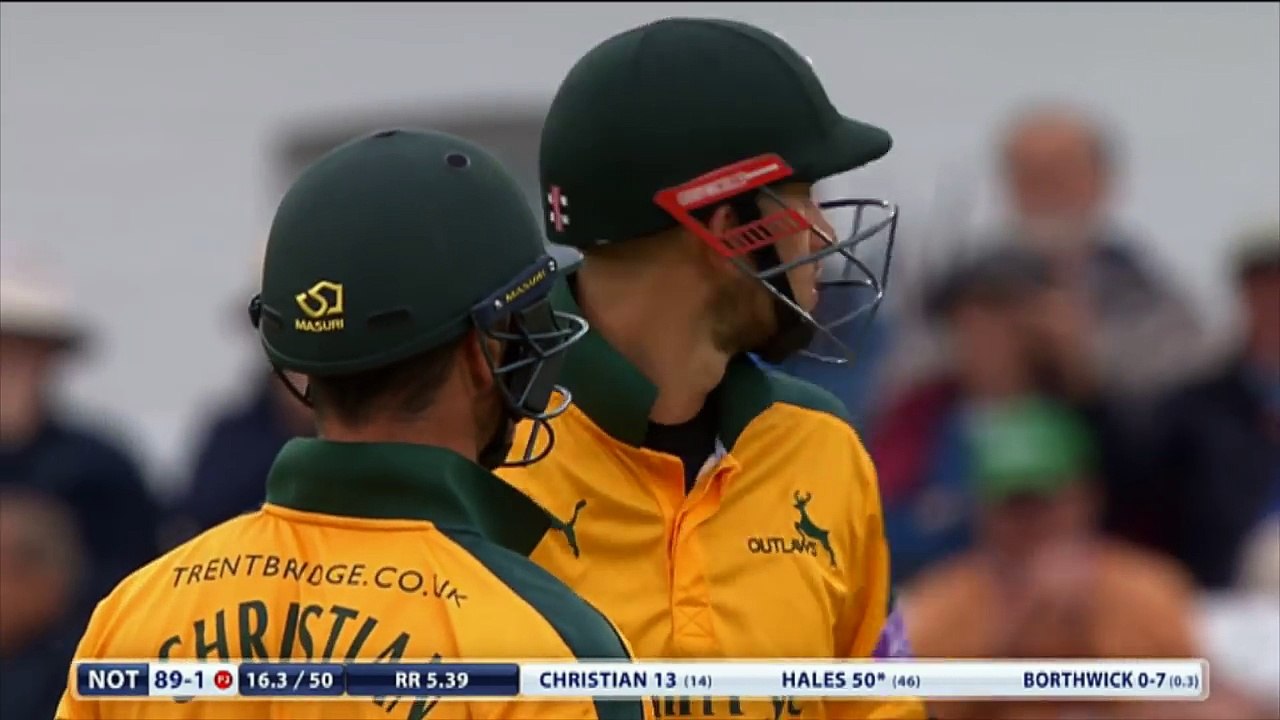 Highlights   Notts Outlaws beat Durham to reach Royal London Semi Final
