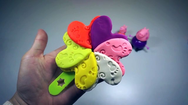 Peppa Pig español toys!!! How to play doh maker ice cream frozen videos kids-kids toys