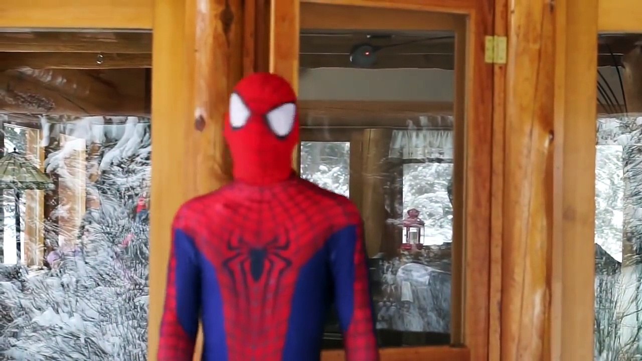 Spiderman vs Venom Funny Superheroes Battle in Real Life!