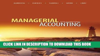 [PDF] Managerial Accounting with Connect Access Card Popular Online