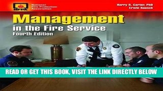 [READ] EBOOK Management In The Fire Service ONLINE COLLECTION