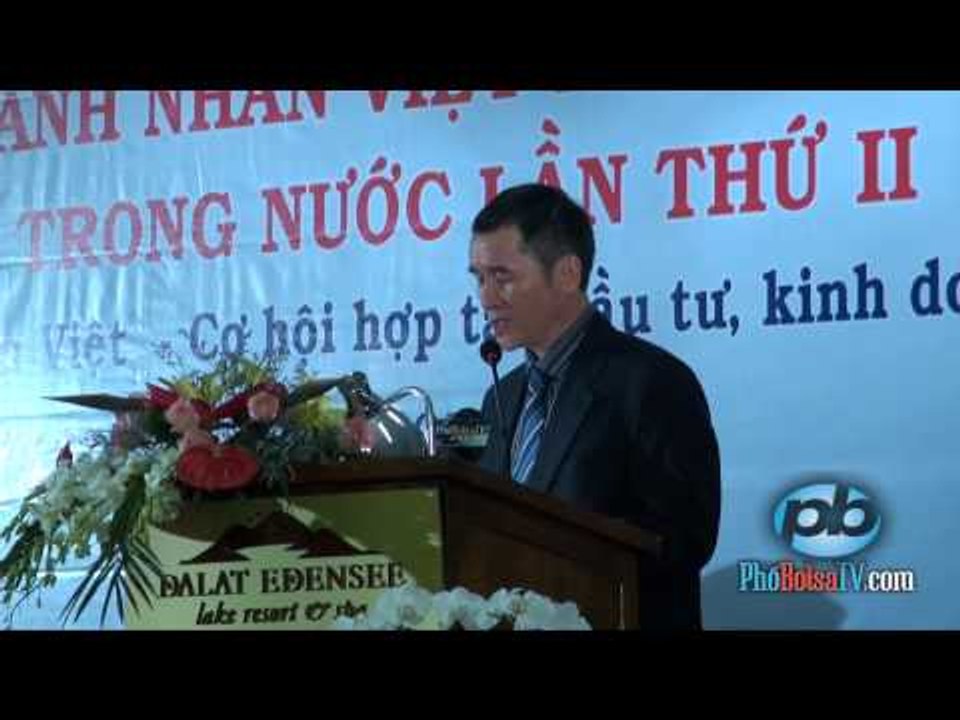 Phát biểu tổng kết chương trình gặp gỡ doanh nhân VN ở nước ngoài và trong nước