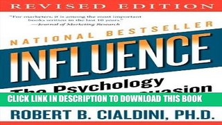 [PDF] influence: The Psychology of Persuasion Full Online