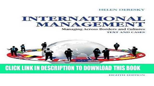 [PDF] International Management: Managing Across Borders and Cultures, Text and Cases (8th Edition)