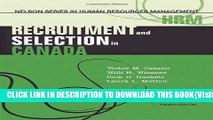 [PDF] Recruitment and Selection in Canada Full Collection