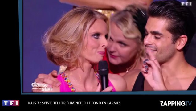 DALS 7 : Sylvie Tellier éliminée face à Julien Lepers, elle fond en larmes