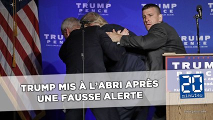 Trump brièvement mis à l’abri après une fausse alerte