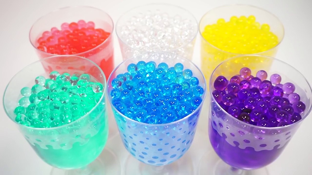 Numbers, Counting Baby Doll Colours Slime Bath Time DIY How to Make Orbeez Slime part3