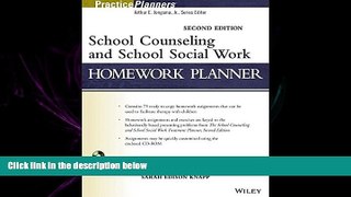 eBook Here School Counseling and School Social Work Homework Planner