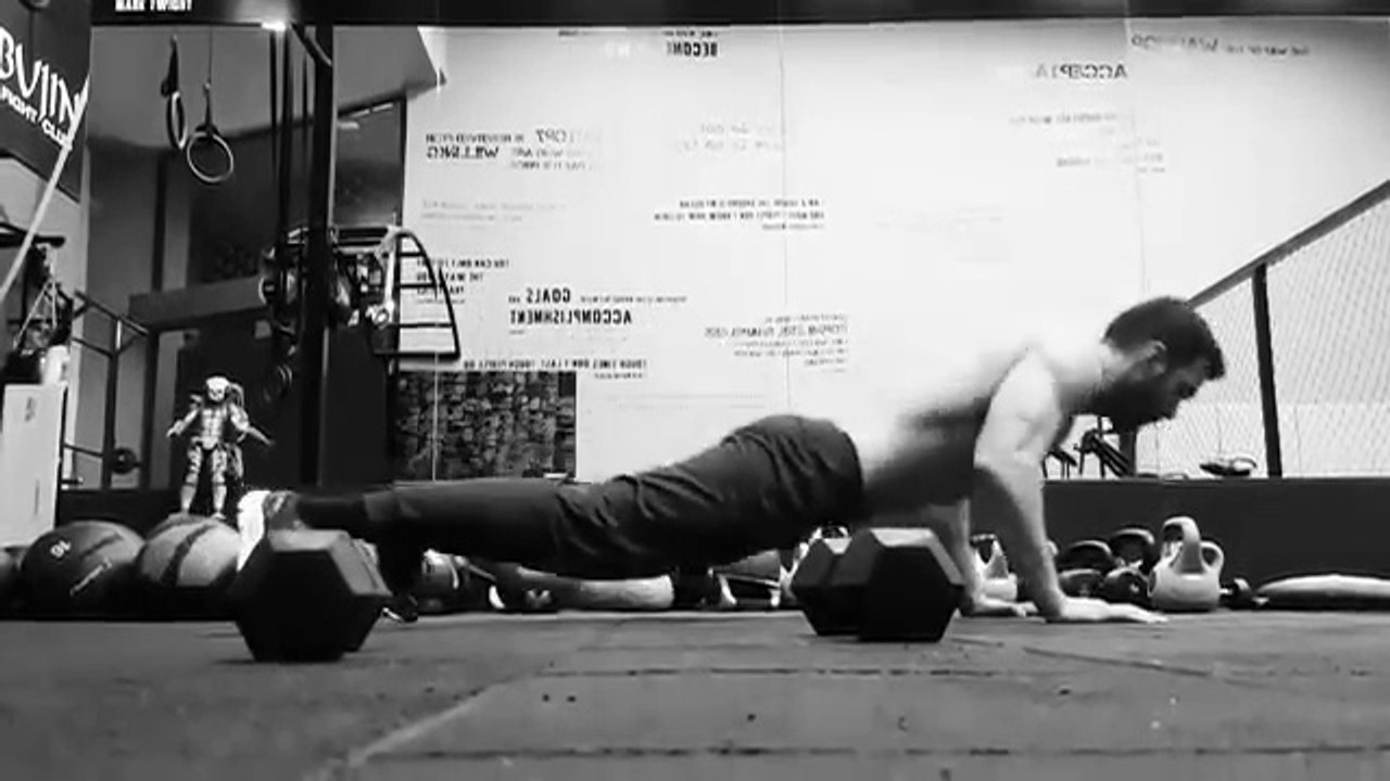 Barış Arduç Spor yaparken