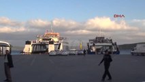 Çanakkale'de Feribot Seferlerine Fırtına Engeli