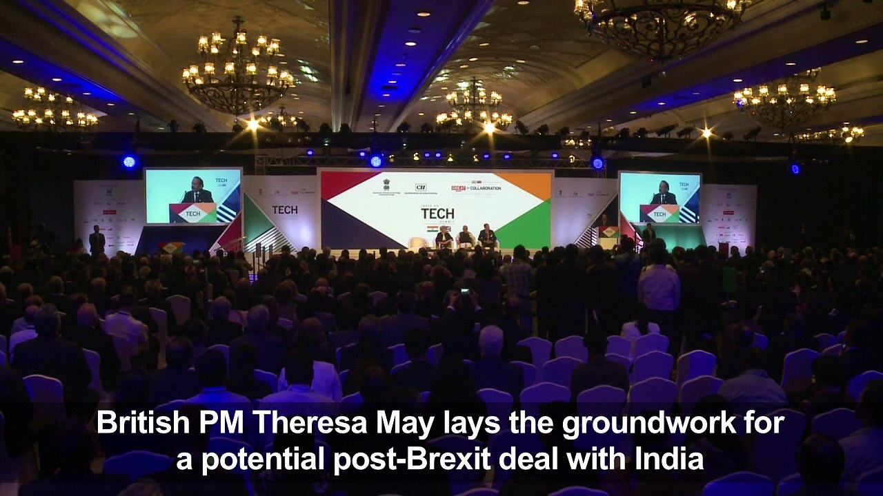 May lays groundwork for post-Brexit India trade deal