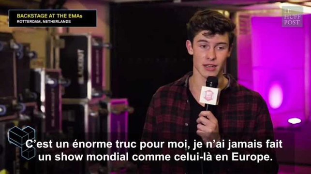 Shawn Mendes était très stressé pour les MTV Europe Music Awards