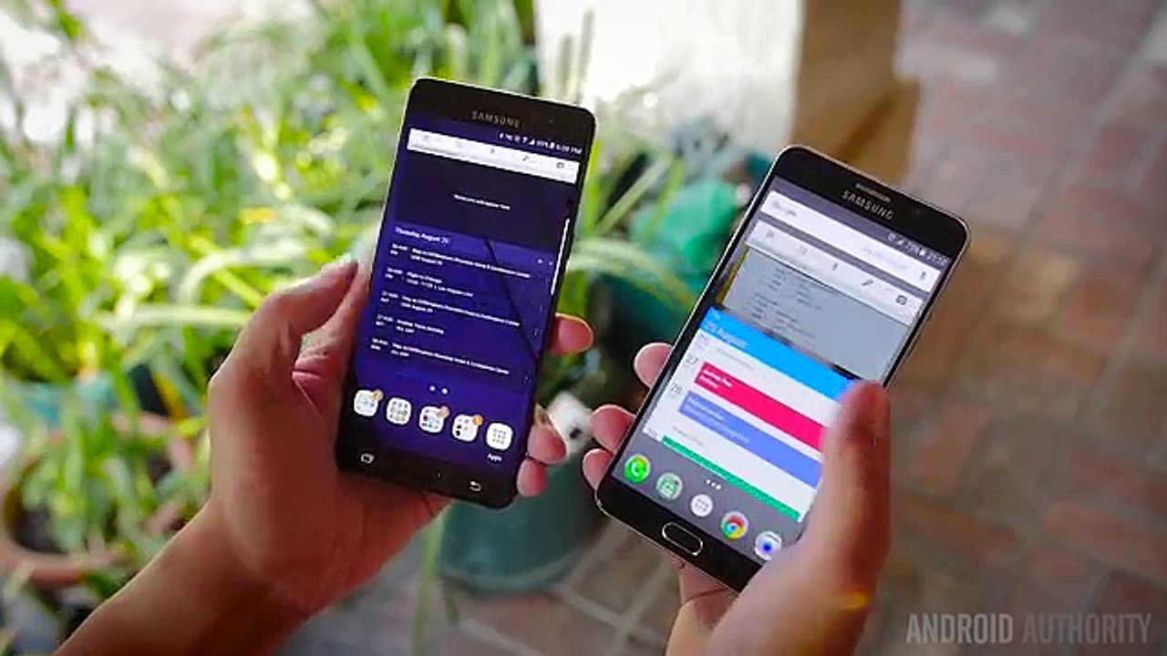 Samsung Galaxy Note 7 vs Note 5