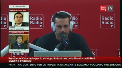 Un Giorno Speciale - Rieti, inaugurazione "bretella" Polo della Logistica di Passo Corese - 07 novembre 2016