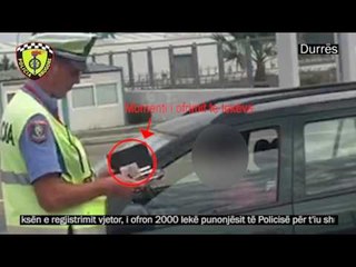 2 mijë lekë policit për t’i shpëtuar gjobës, arrestohet