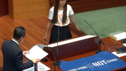 China bars two rebel Hong Kong MPs from retaking oath