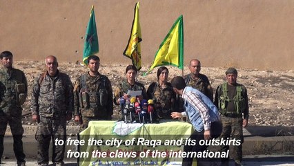 US-backed forces launch assault on Syrian IS 'capital'