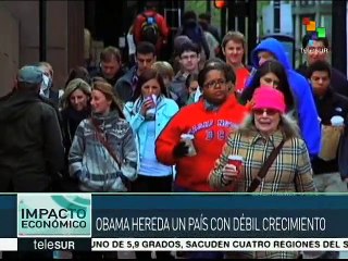 El sucesor de Obama se hará cargo de un EEUU con débil crecimiento