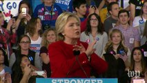Clinton says voters should vote for an 'inclusive America'