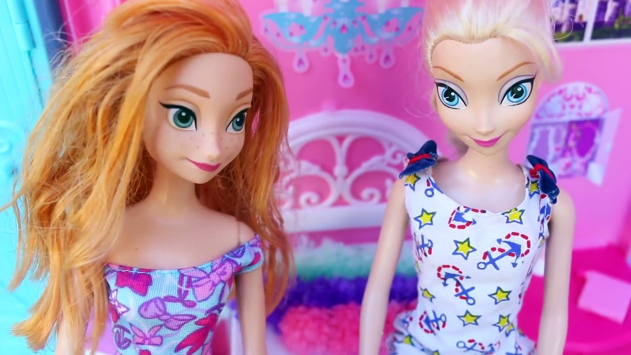 Barbie Doll POOP Disney Frozen Elsa Toys Poo Prank Elsa Falls In POOP ...