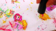 100 LAYERS Coats of Nail Polish On SHOPKINS   My Little Pony Now BIG SHOPKINS Happy Kids Challenge