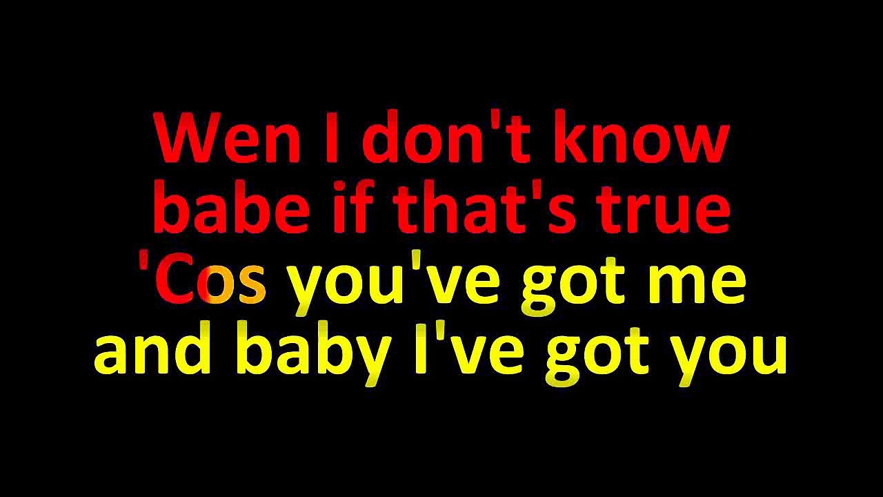 UB40 - I got you babe KARAOKE / INSTRUMENTAL