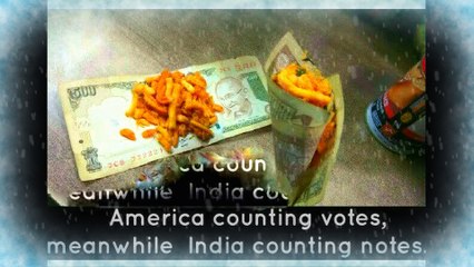 Look hereIndia Goes Crazy of 1000 and 500 Rs notes