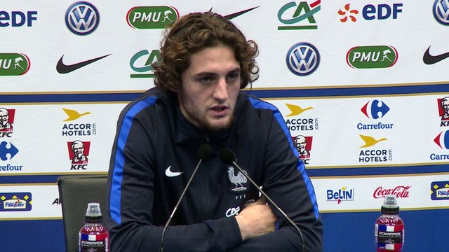 Bleus - Adrien Rabiot Porter le maillot des bleus, c'est autre chose que de jouer pour son club