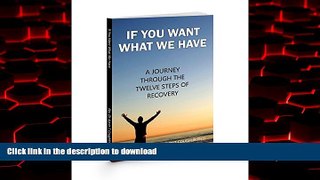 liberty book  If You Want What We Have: A Journey Through the Twelve Steps of Recovery