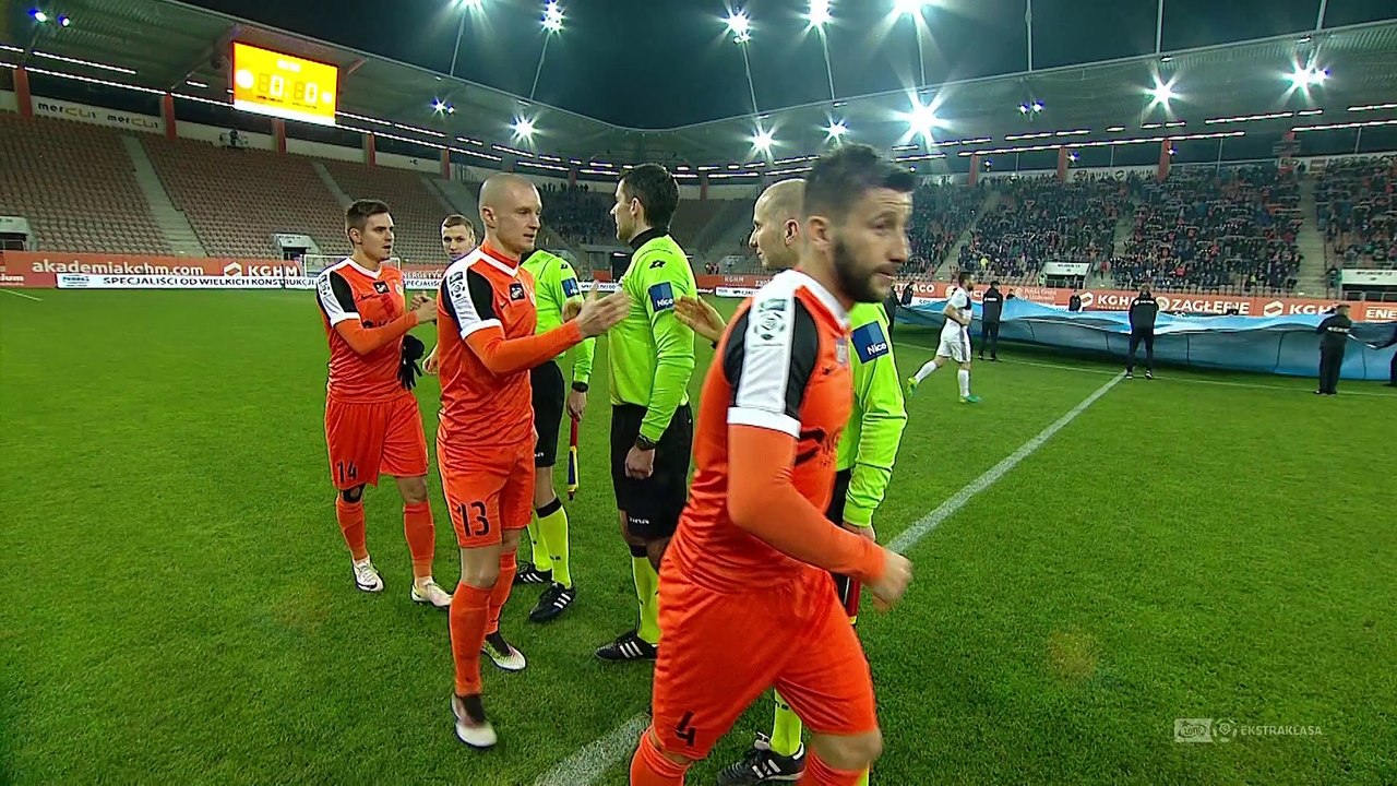 14. kolejka LOTTO EKSTRAKLASY: KGHM Zagłębie Lubin 2:2 Wisła Kraków