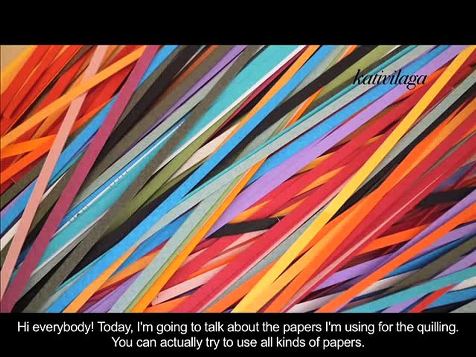 Des techniques de base, des modèles pour pratique le paperolle! Le quilling! : Comment couper soi-même le papier