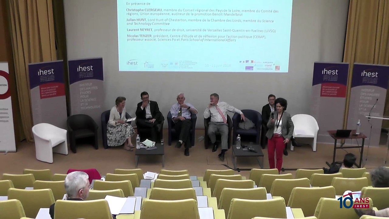 Symposium 10 ans IHEST - Regards croisés, Lord HUNT, Christophe CLERGEAU