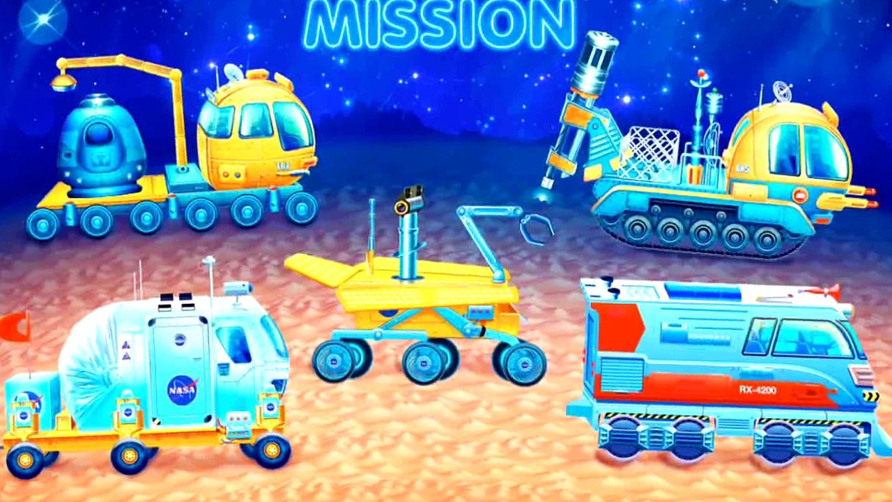 Çizgi Film - Uzay Araçları - Keşif robotu ( Spirit Rover ) 精神ローバー - 精神號探測車 -