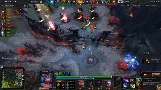 Secret vs FlipSide Grand Final Dota Pit 2016 EU Highlights Dota 2_38