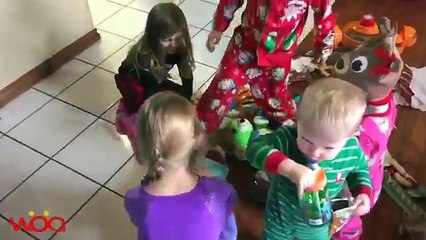 Baby And Surprise Puppy Dog Gift Amazing Moments of Dog And Baby - YouTube