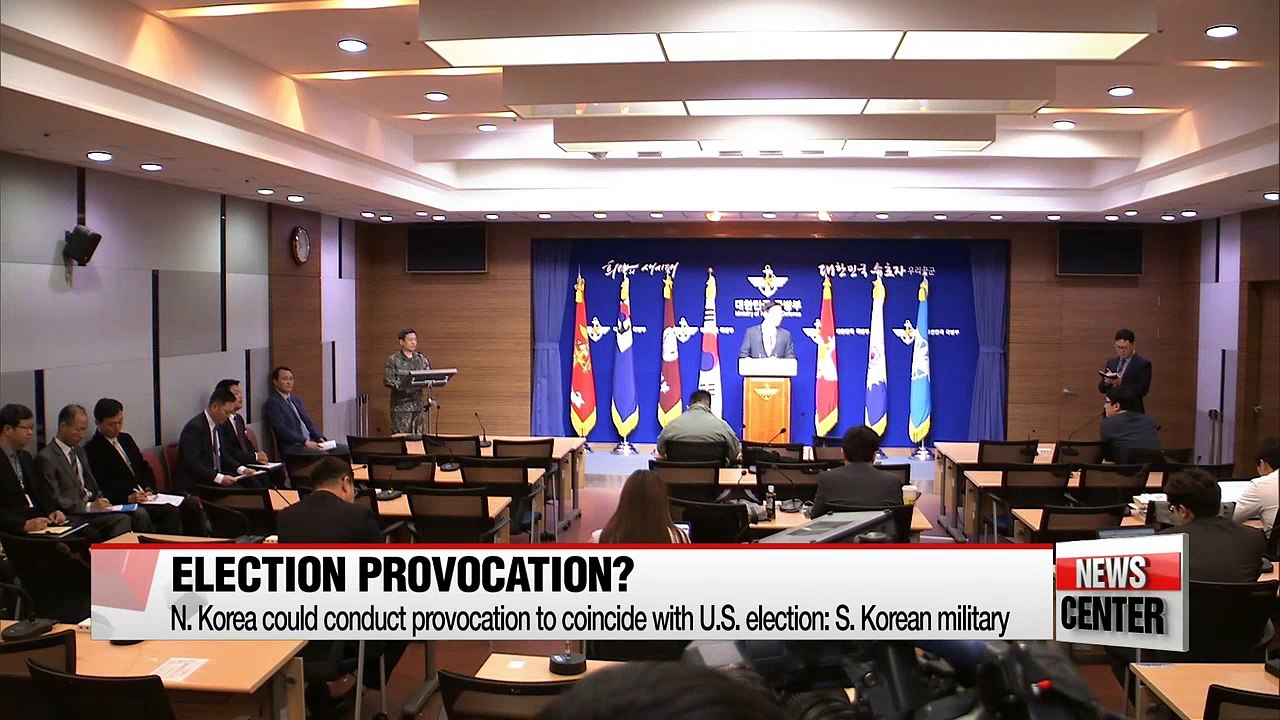 N. Korea could conduct provocation to coincide with U.S. election: S. Korean military