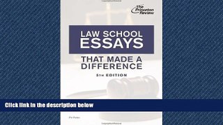Free [PDF] Downlaod  Law School Essays That Made a Difference, 5th Edition (Graduate School
