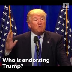 20 major politician endorsements in the 2016 presidential race