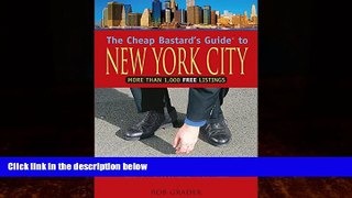 Books to Read  The Cheap Bastard s Guide to New York City, 4th: A Native New Yorker s Secrets of
