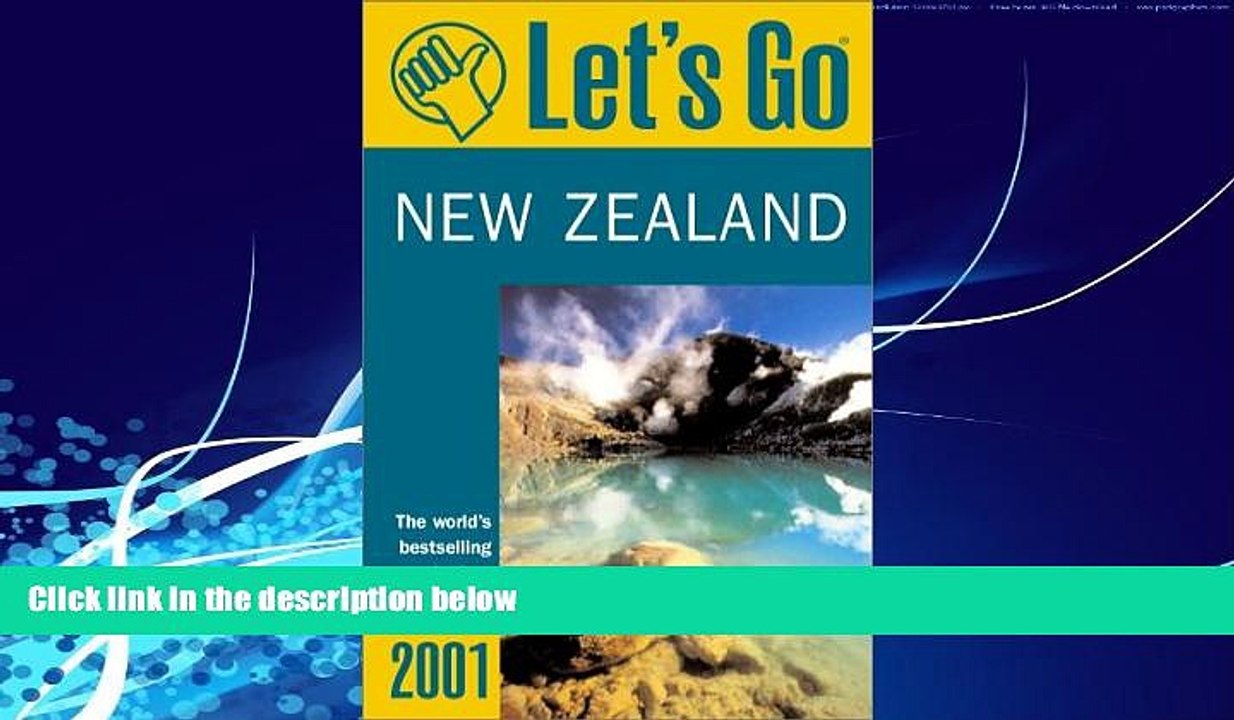 Big Deals  Let s Go 2001: New Zealand: The World s Bestselling Budget Travel Series  Best Seller