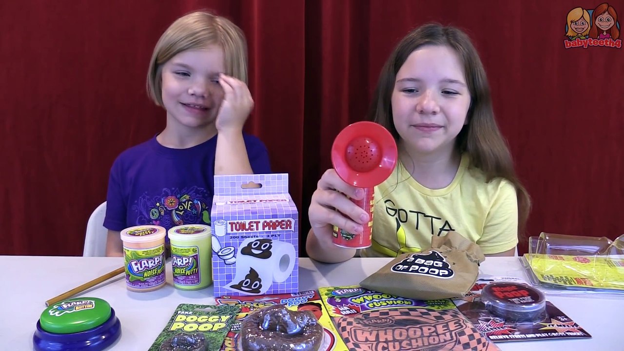 Farts and Poop prank joke toys!   Time For Toys   Babyteeth4